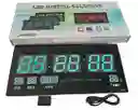 Reloj De Pared Reloj Digital Inteligente 45cm Azul En Español