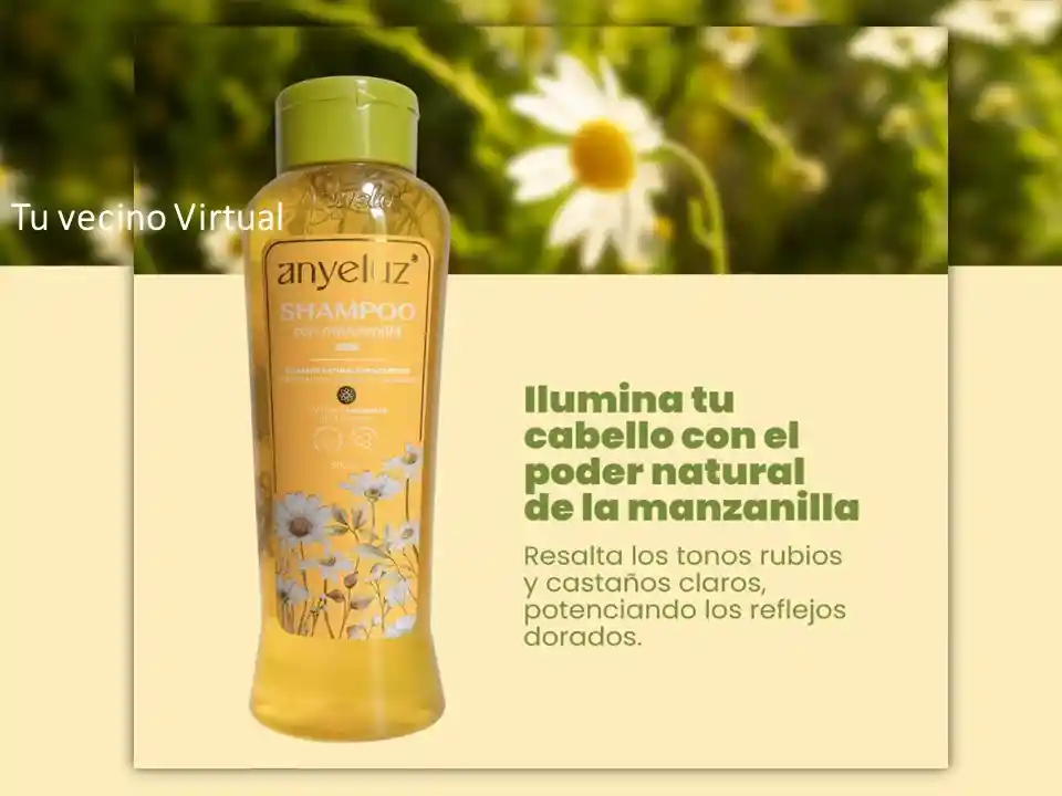 2 Shampoo De Manzanilla Anyeluz
