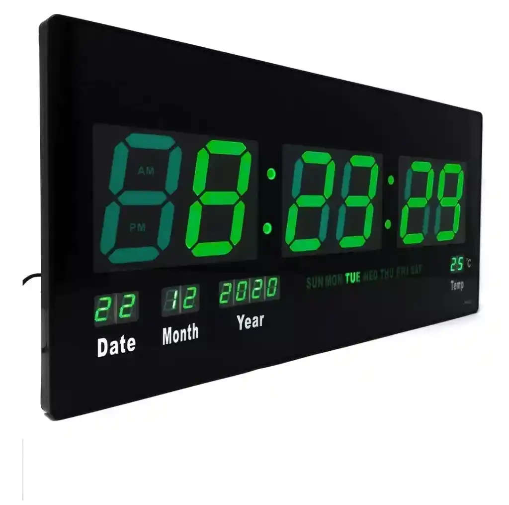 Reloj De Pared Reloj Digital Inteligente 45cm Azul En Español