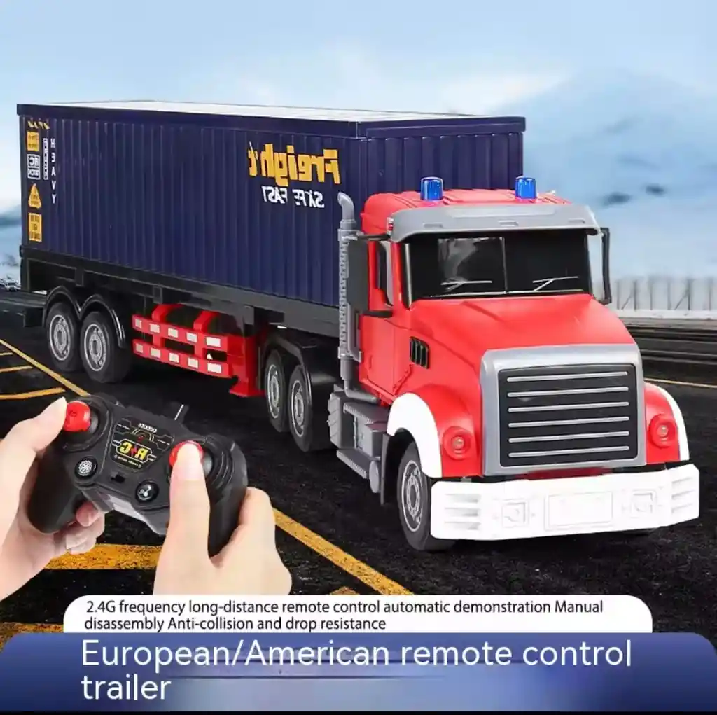 Tractomula A Control Remoto Juguete Niños Camion A Control Remoto
