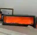 Simulacion De Chimenea Lampara De Leña Lámpara Rectangular