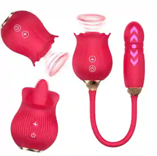 Vibrador Succionador Clitoris Vibracion Orgasmo Femenino Dos Vibradores Vagina Y Clítoris