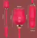 Vibrador Succionador Clitoris Vibracion Orgasmo Femenino Dos Vibradores Vagina Y Clítoris