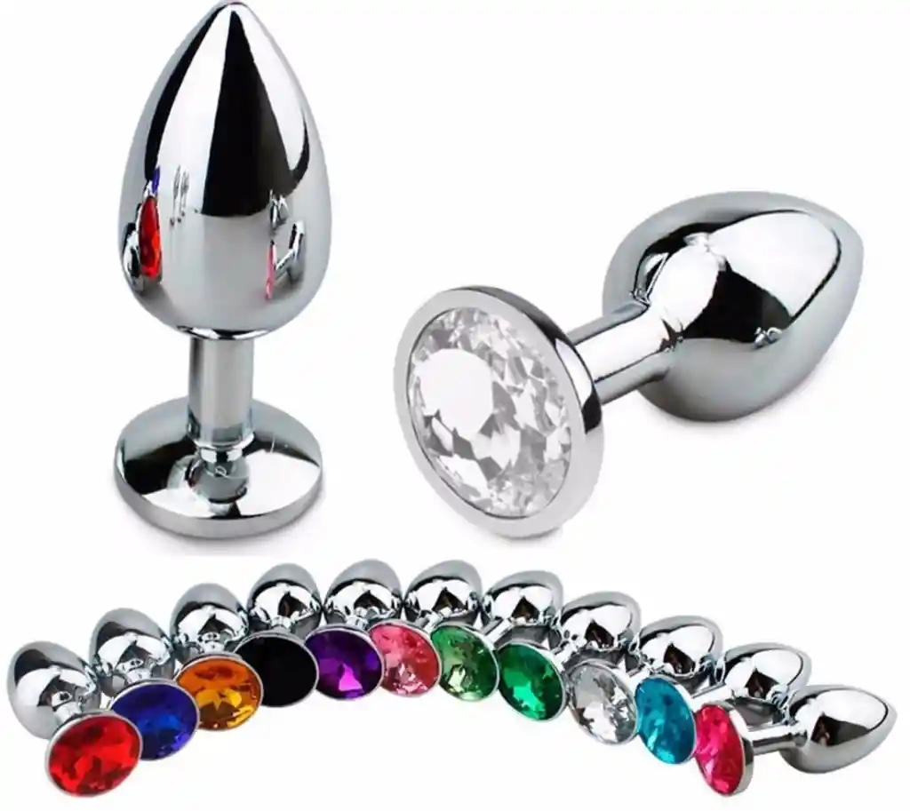 Plug Anal Talla L Acostumbrador Dilatador Anal Joya Anal Acero Inoxidable