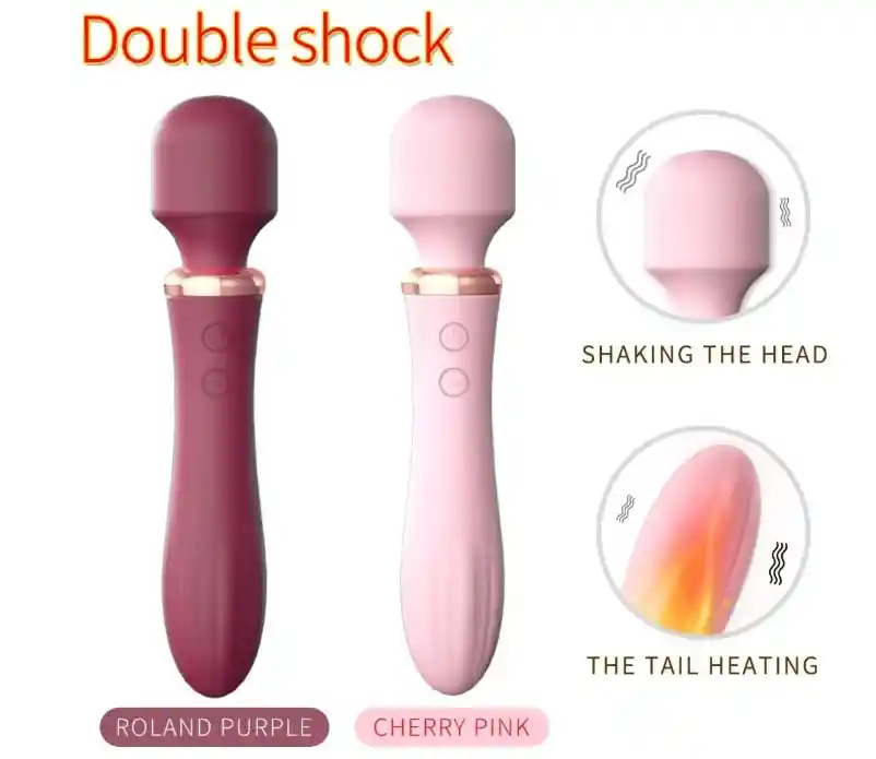 Vibrador Clítoris Con Calor Interno Consolador Vagina Mujeres Orgasmo Femenino Clitoris Coño