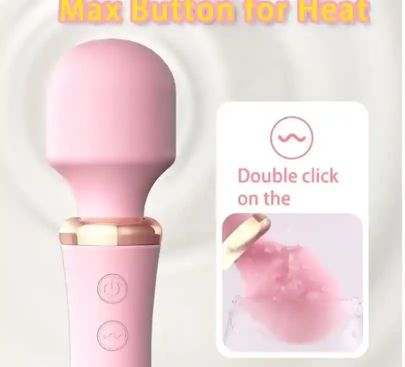 Vibrador Clítoris Con Calor Interno Consolador Vagina Mujeres Orgasmo Femenino Clitoris Coño