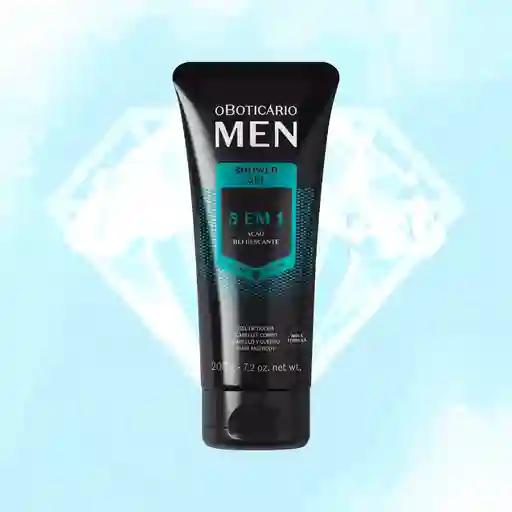 Gel De Ducha Para Cuerpo Y Barba 3 En 1