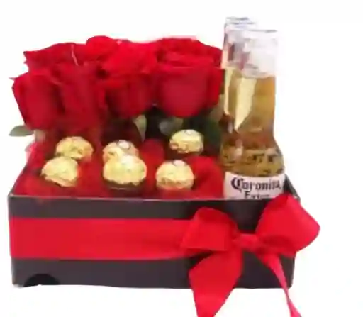 Arreglo Floral Con Chocolates