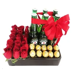 Arreglo Floral Con 15 Rosas