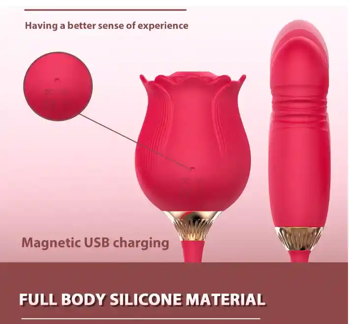 Vibrador Succionador Clitoris Vibracion Orgasmo Femenino Dos Vibradores Vagina Y Clítoris