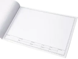 Block Bond 28 En 1/8 Con Formato Horizontal X 20 H