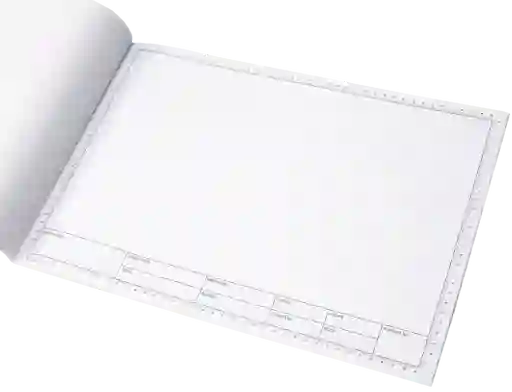 Block Bond 28 En 1/8 Con Formato Horizontal X 20 H