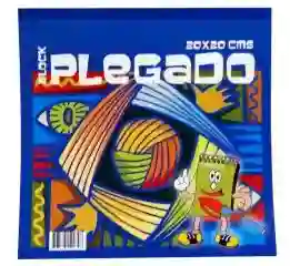 Block Plegado 20 X 20 Para Origami