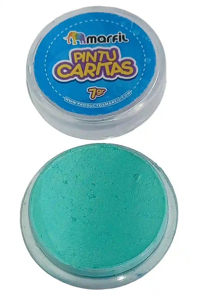 Pintucaritas Maquillaje Color Verde Claro Halloween Hora Loca Carnaval
