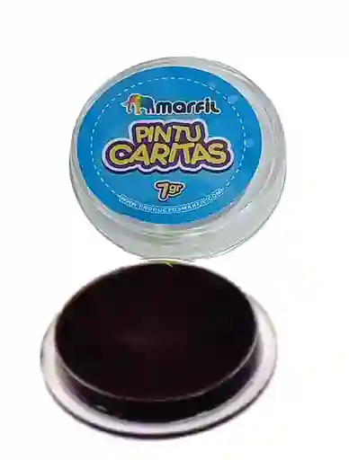 Pintucaritas Maquillaje Color Negro Halloween Hora Loca Carnaval