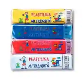Plastilina En Barra Colores Surtidos Paquete X 3 Unid 55g C/u