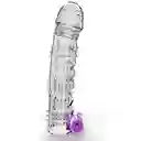 Funda Para Pene Con Bala Vibratoria - Doble Estimulación Intensa Para Ella