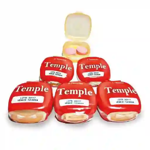 Potenciador Temple X2 Pastillas - Energía Y Vitalidad