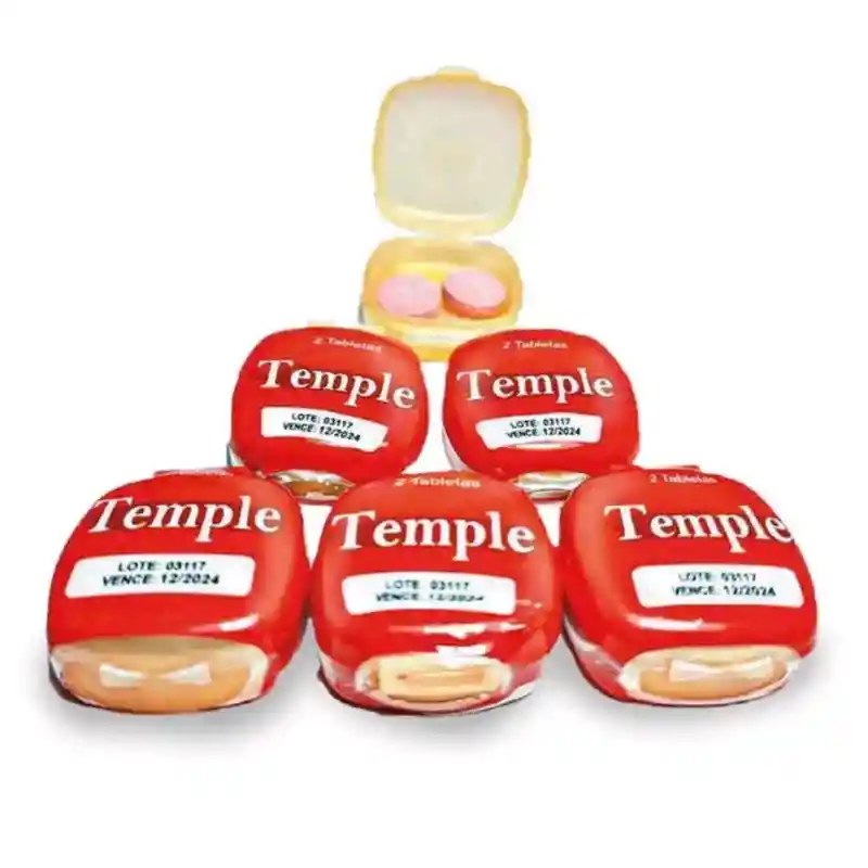 Potenciador Temple X2 Pastillas - Energía Y Vitalidad