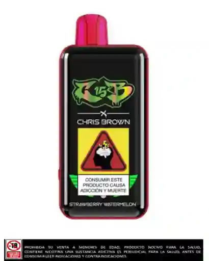 Vapeador Chris Brown 15.000 Puffs Strawberry Watermelon