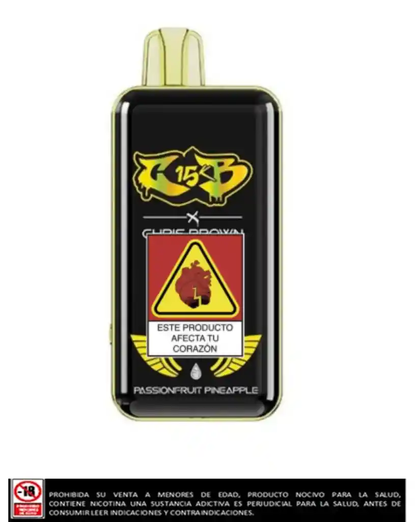 Vapeador Chris Brown 15.000 Passionfruit Pineapple