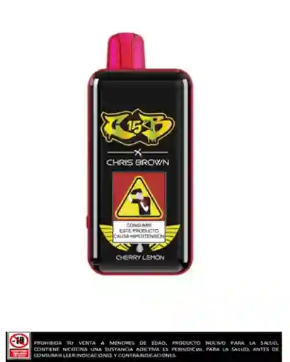 Vapeador Chris Brown 15.000 Puffs Cherry Lemon