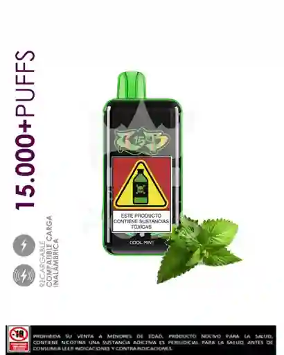Vapeador Chris Brown 15.000 Puffs Cool Mint