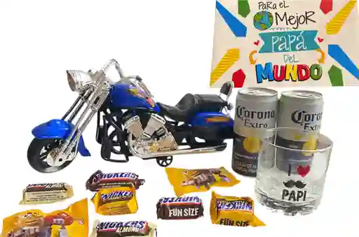 Regalo Especial Dia Del Padre Motero - Para El Mejor Papà Del Mundo Ref 45
