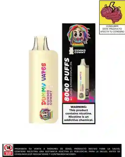 Vapeador Dummy 8.000 Puffs Gomitas De Colores