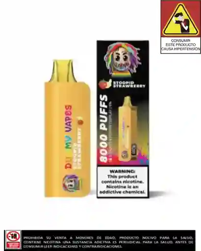 Vapeador Dummy Vape 8.000 Puffs Stoopid Strawberry