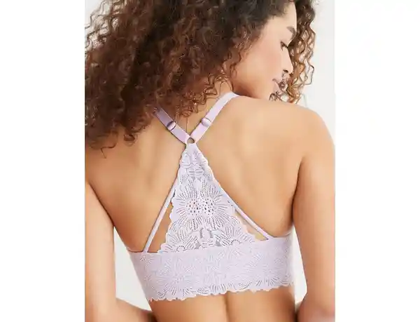 Brasier Aerie Morado Talla 32 B American Eagle