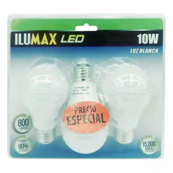 Ilumax Pack Bombillo Led Ilumax Bulb 10W Luz Blanca