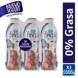 Finesse Yogurt Sabor a Fresa