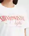 Camiseta Shiny Vintage Graphic Tee Crudo Pristino T M Chevignon