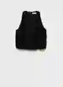 Top Jess Negro Talla S Mujer Mango