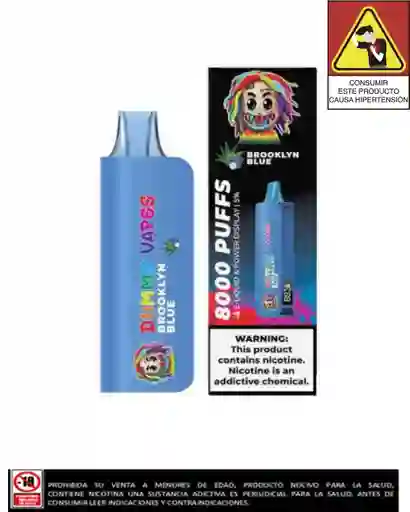 Vapeador Dummy 8.000 Puffs Brooklyn Blue	