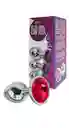 Plug Anal Talla L Acostumbrador Dilatador Anal Joya Anal Acero Inoxidable