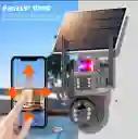 Camara Solar Doble Lente Panel Solar Bateria 8000ma