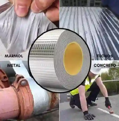 Cinta Impermeable De Butilo Superfuerte De 5 Cm X 10 M