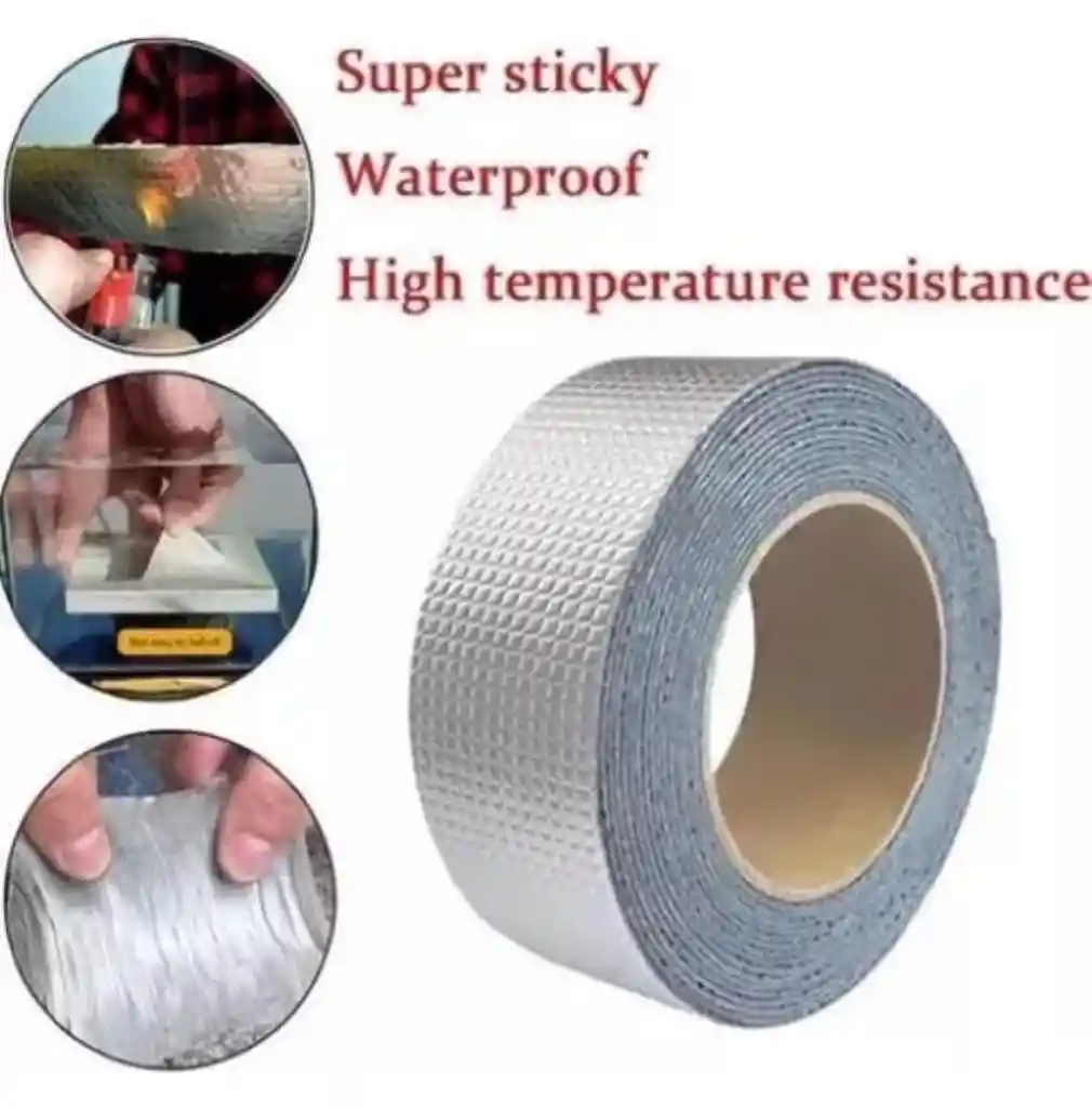 Cinta Impermeable De Butilo Superfuerte De 5 Cm X 10 M