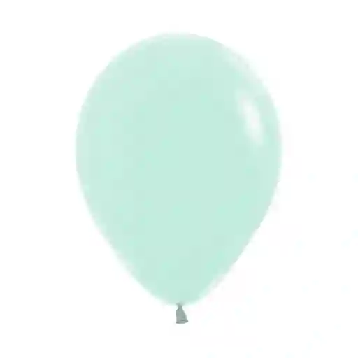 Globos Bombas Latex Redondo Fiesta R-12 X 12 Unidades Pastel Mate Verde Sempertex