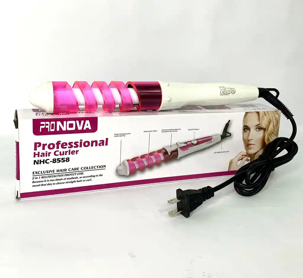 Pinza Rizadora Y Encrespadora De 1 Tubo Nova