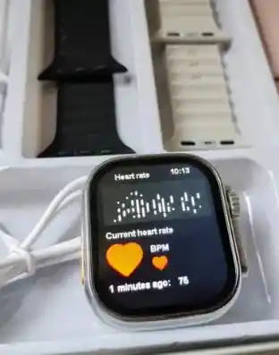 Smartwatch 4 Manillas Naranja - Negro - Blanco -gris Unisext20 Ultra 2