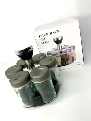 Set Organizador De Condimentos Y Especias X6