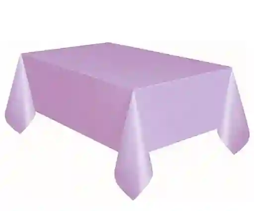 Mantel Fiesta Plastificado 183*137 Lila Pastel