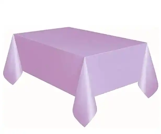 Mantel Fiesta Plastificado 183*137 Lila Pastel