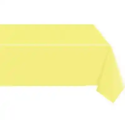 Mantel Fiesta Plastificado 183*137 Amarilla Pastel