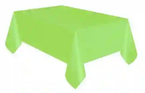 Mantel Fiesta Plastificado 183*137 Verde Pastel