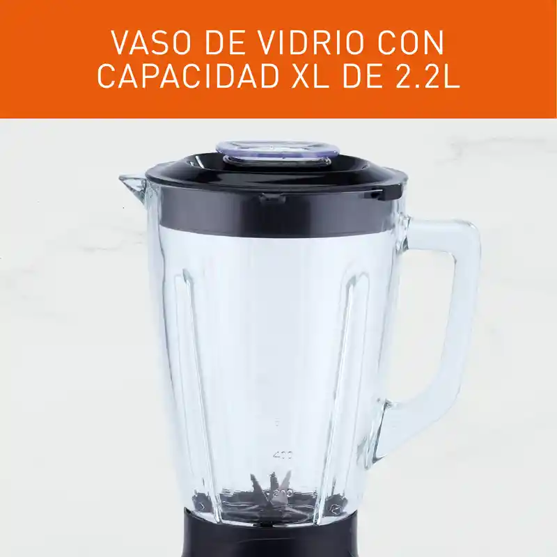 Licuadora Imusa Infiny Force Xl 2.2 Litros Vaso Vidrio 10v