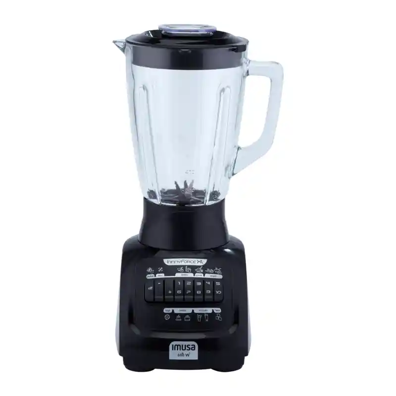 Licuadora Imusa Infiny Force Xl 2.2 Litros Vaso Vidrio 10v
